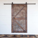 Park Hill Collection Urban Living Sliding Barn Door with Rail Hardware -  EHR80863
