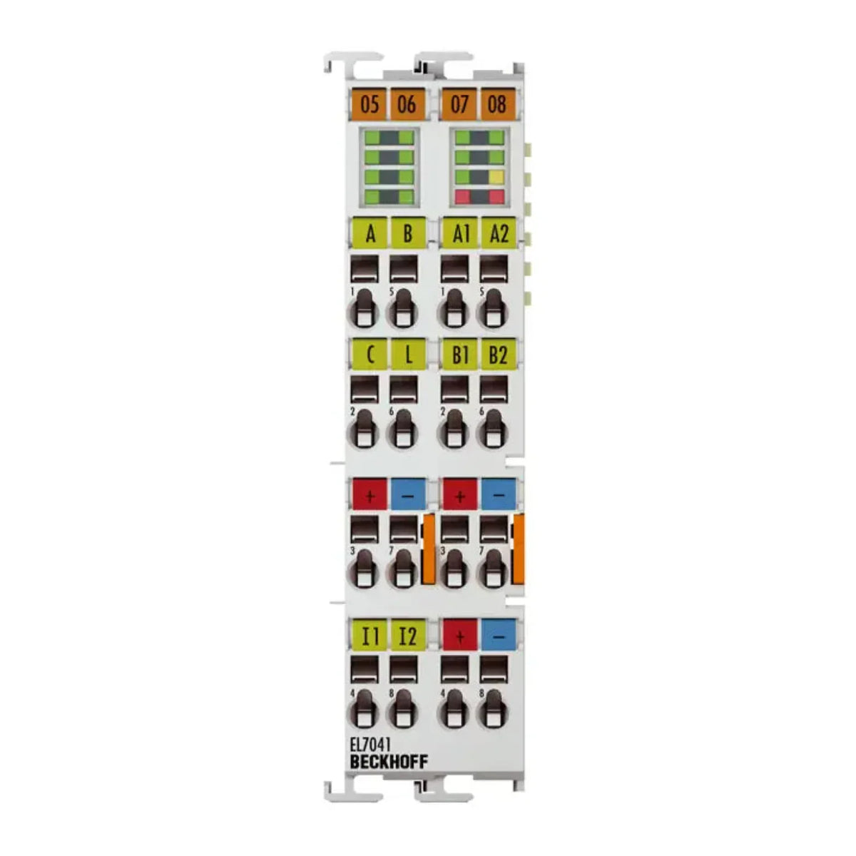 BECKHOFF EtherCAT Terminal, 1-channel Motion Interface, Stepper Motor, 48 V DC, 5 A, With Incremental Encoder - EL7041