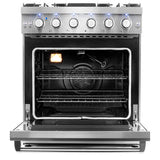 Cosmo 30" Gas Range 5 Burners Convection Oven SS - COS-EPGR304