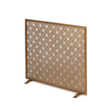 Park Hill Collection Urban Living Cross Hatch Fire Screen -  ERR26052