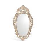 Park Hill Collection Country French Auvergne Hand Carved Wood Mirror  - EWI26056