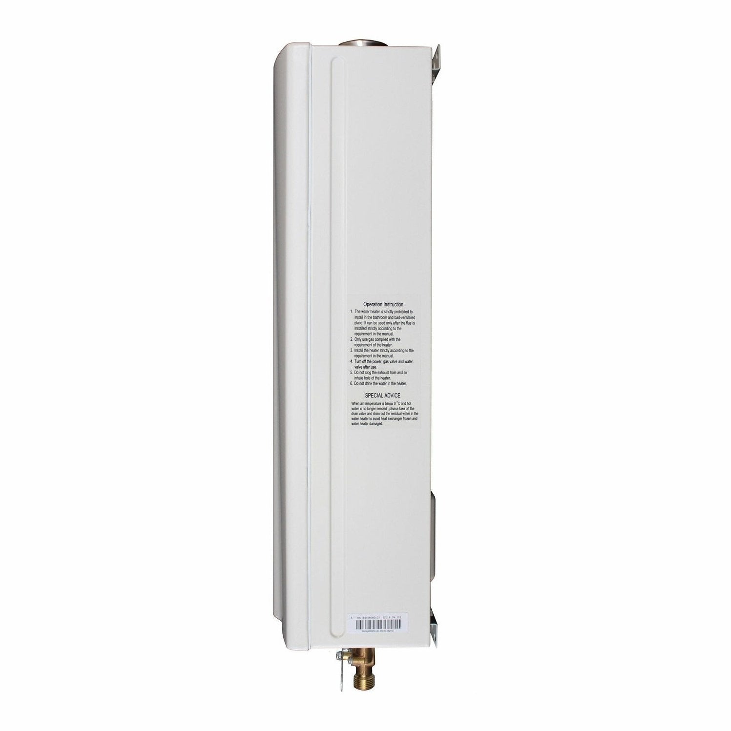 EZ Tankless 4.4 GPM 87500 BTU Natural Gas Indoor Tankless Water Heater with Vent Kit New EZDELUXENG