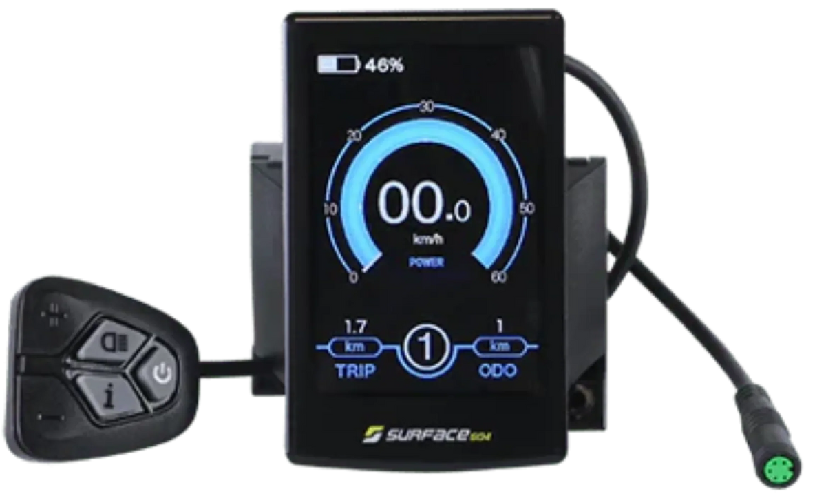 Surface 604 500W V-Shape Rook Electric Bike - EB-VROOK-BLK-14