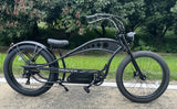 Tracer 750W 48V Chico GT7 Chopper Stretch Cruiser Fat Tire Electric Bike - EB-TC-CHICO-MBK
