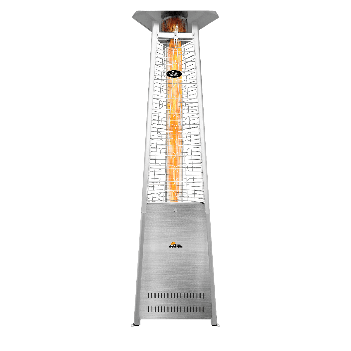 Paragon Outdoor Elevate Flame Tower Heater, 92.5”, 42,000 BTU - Backyard Provider
