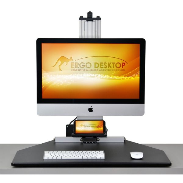 Ergo Desktop Electric MyMac Kangaroo Pro Standing Desk Converter