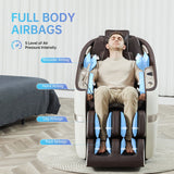 Real Relax Favor-09 Massage Chair Brown - US-B02305D1