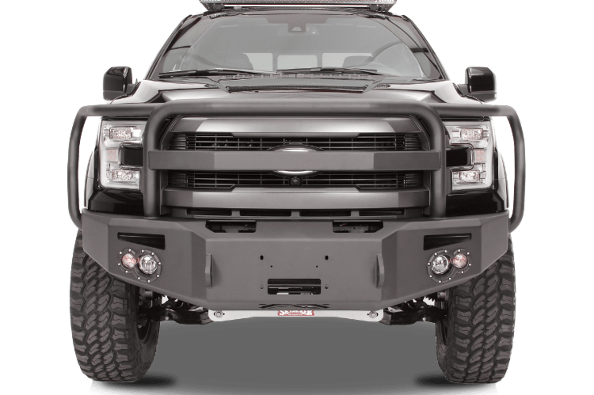 Fab Fours Ford F150 2009-2014 Premium Front Bumper with Full Guard - FF09-H1950-1