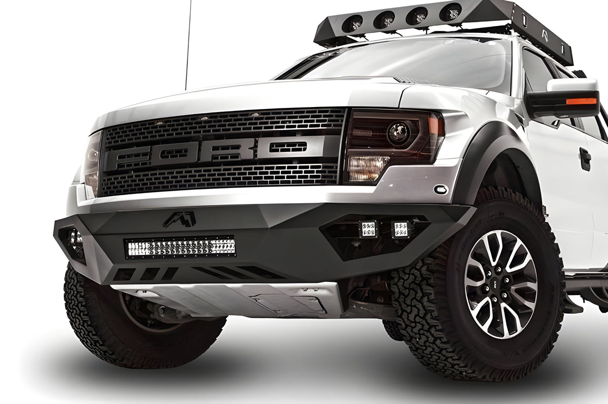 Fab Fours Ford F150 Raptor 2010-2014 Vengeance Front Bumper No Guard - FF10-D1961-1
