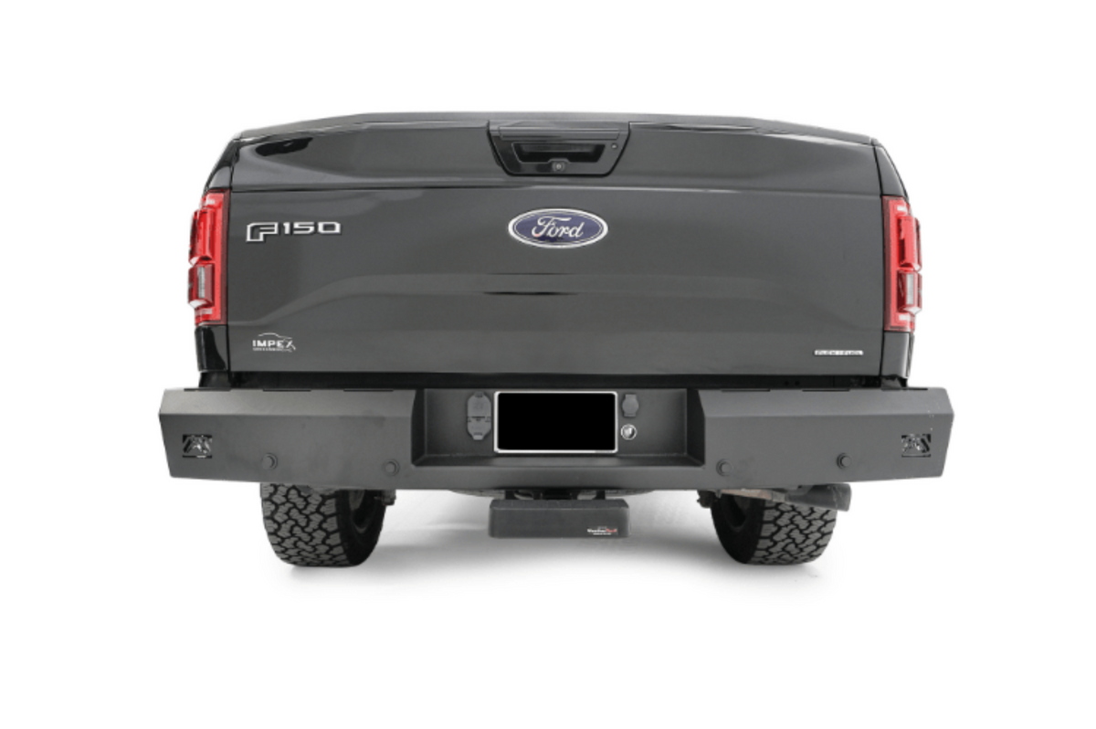 Fab Fours Red Steel Ford F150 2015-2020 Rear Bumper - FF15-RT3250-1