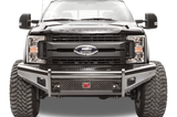 Fab Fours FS08-S1961-1 Ford F250/F350 Superduty 2008-2010 Black Steel Front Bumper No Guard - FS08-S1961-1