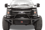 Fab Fours Ford F450/F550 Superduty 2008-2010 Black Steel Front Bumper with Pre-Runner Guard - FS08-S1962-1