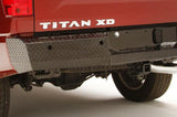 Fab Fours Nissan Titan XD 2016-2022 Black Steel Rear Bumper - NT16-T3750-1