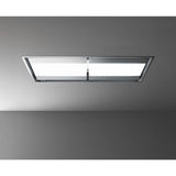 Falmec Nuvola 54 in. 600 CFM Flush Ceiling Mount Range Hood - Motor Required - FDNUV36C6SS-R1