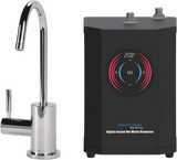 AquaNuTech Digital Instant Hot Water Dispenser with Hot Only Contemporary C-Spout Faucet New - HT-H2400-CH