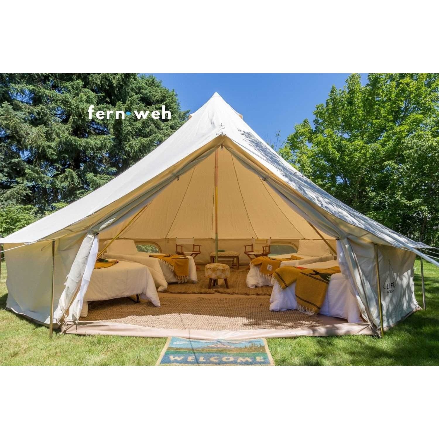 20' (6M) Fernweh™ bell tent - Backyard Provider