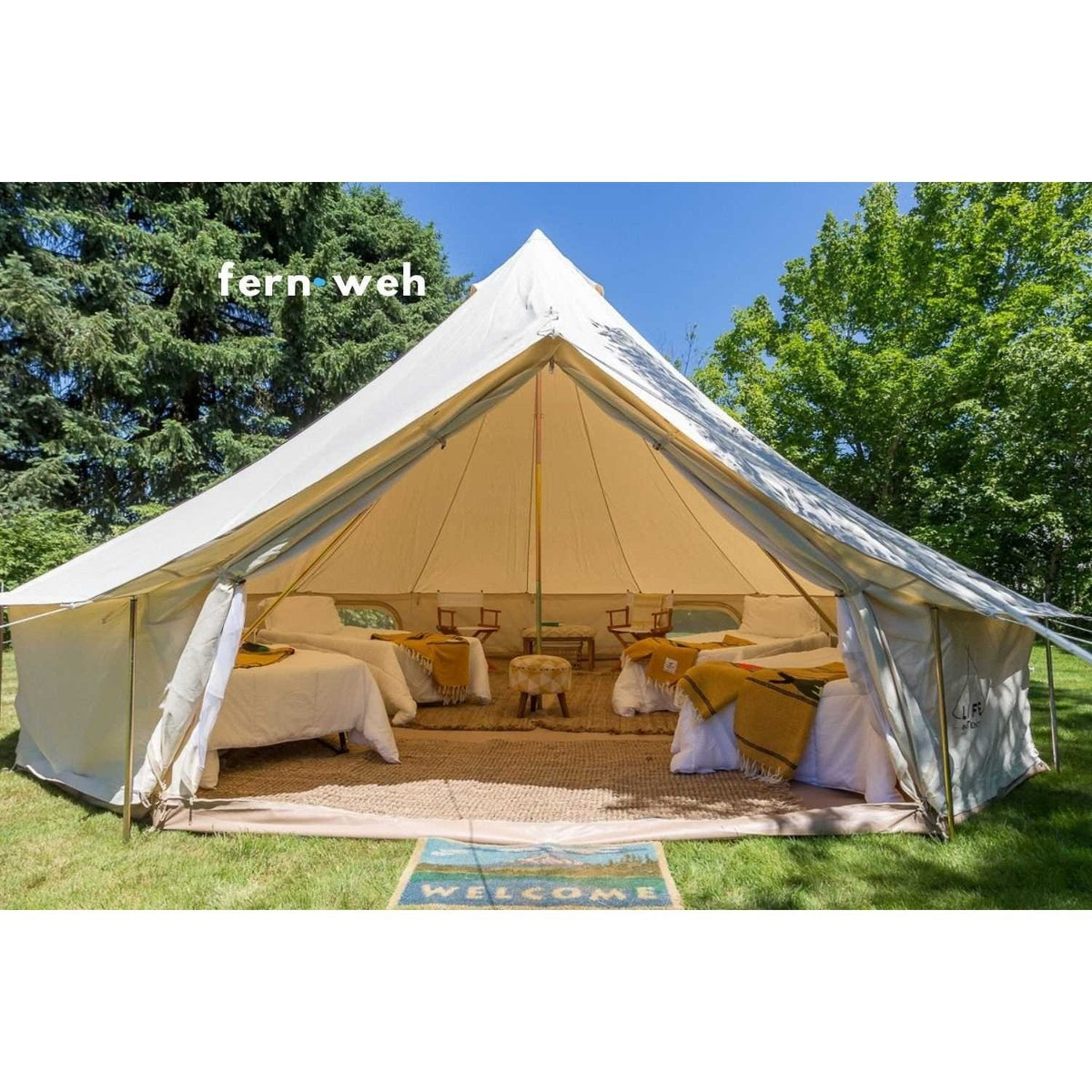 20' (6M) Fernweh™ bell tent - Backyard Provider