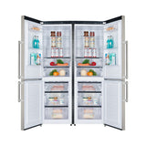 Forno 48 Inch Bottom Mount 22.2 cu. ft. Refrigerator in Stainless Steel, FFFFD1948-48S