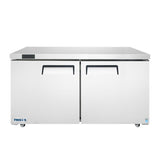 Frigos 60" Two Door Undercounter Refrigerator - FGA-UCR-2D-60
