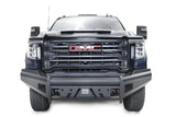 Fab Fours GMC Sierra 2500/3500 2020-2023 Black Steel Elite Front Bumper With Sensor No Guard - GM20-Q5061-1