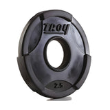 Troy GO-U Urethane Encased Olympic Grip Plate (Pairs) - GO-U_255lb_Set