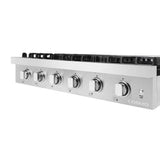 Cosmo 36" Gas Cooktop, 6 Italian Burners, Stainless Steel – COS-GRT366
