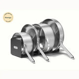 Caraway Non-Toxic Stainless Steel Cookware Set