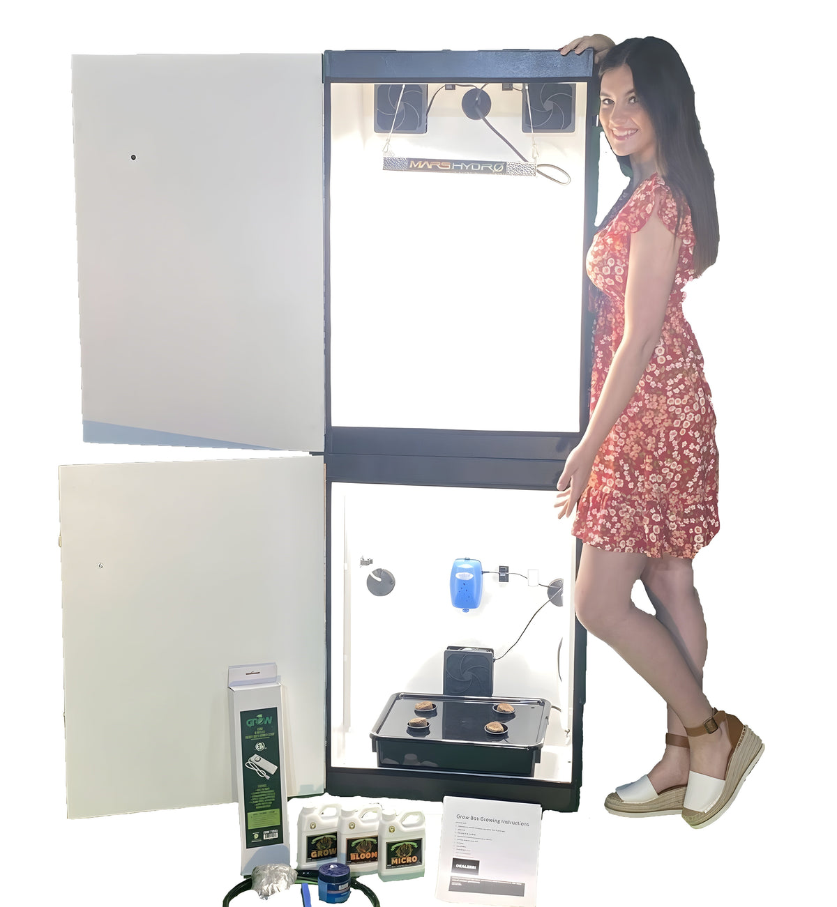 Dealzer Growzilla 5.0 4 Plant LED Hydroponics Grow Box New - Growzilla5
