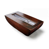 HPC Phoenix Trough Gas Fire Bowl, Hammered Copper – PHOEN47X25/TRGH-MLFPK-LP