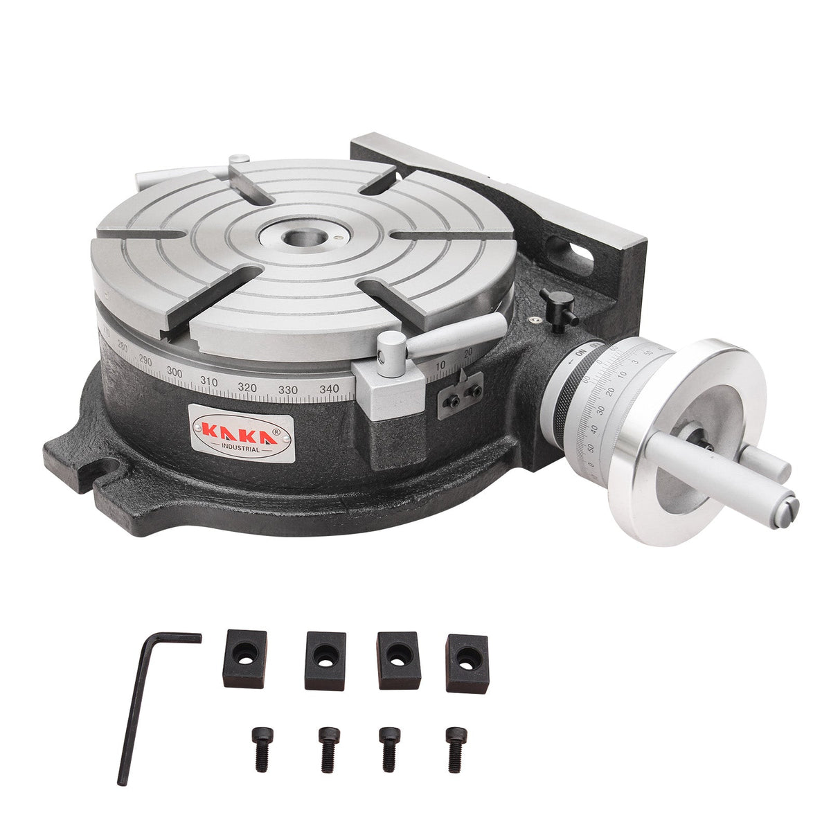 Kaka Industrial HV-10 Rotary Table, 10" Horizontal/Vertical – 161110