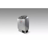 Hot Ass Saunas HomeHeat Series 8kW Stainless Steel Sauna Heater at 240V 1PH with Whisper-Quiet Built-in Time and Temperature Controls - H800