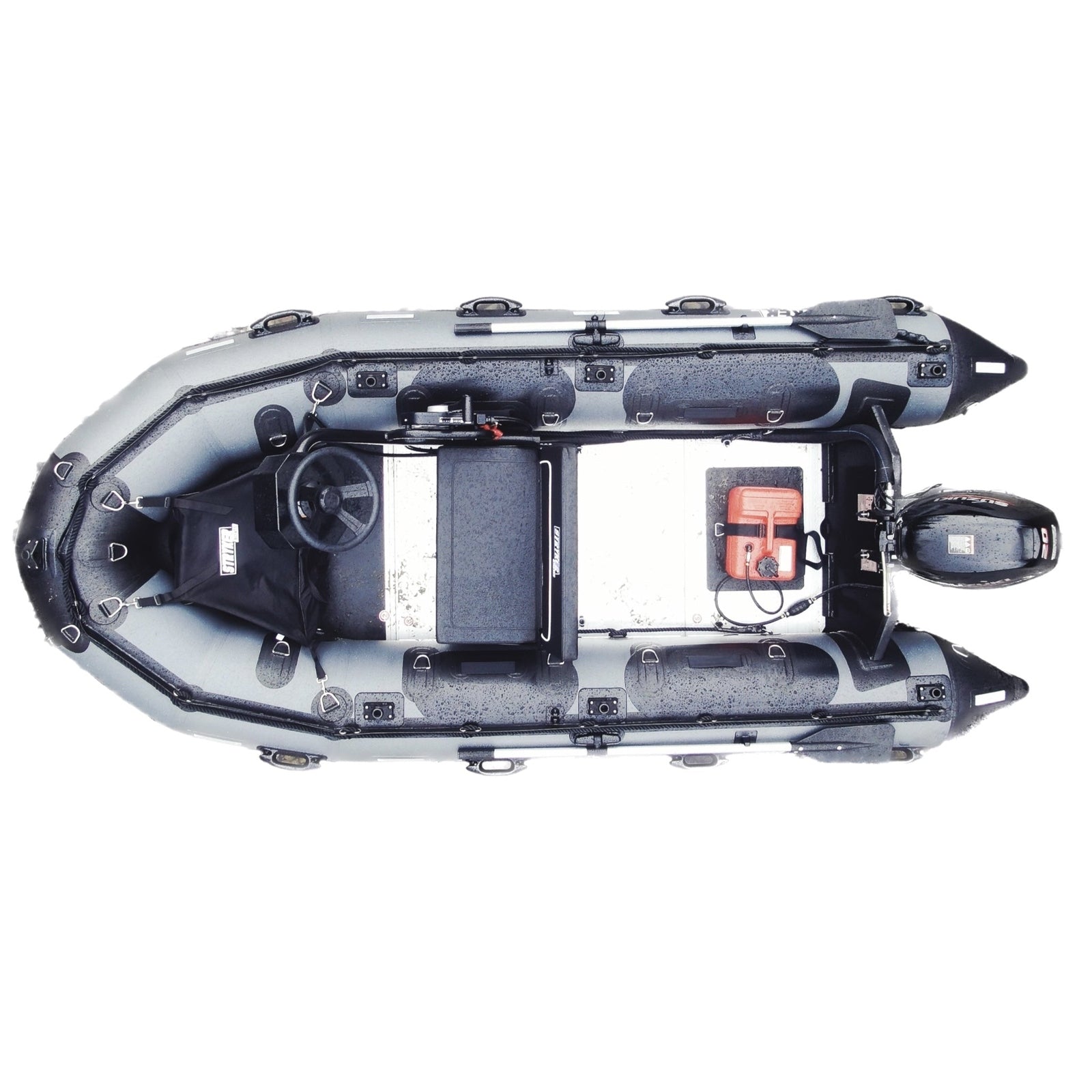 Stryker Boats 12’ 5” Inflatable Boat – Blacked Out - PRO 380-BO