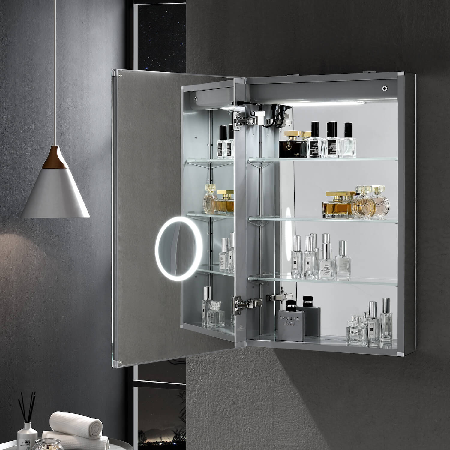 Blossom Asta – 24 Inches LED Medicine Cabinet - MCL2 2432L - Backyard Provider