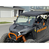 Moto ArmorPolaris RZR XP Full Glass Windshield - MA-RZXP-WS-GLS-BLK-Y