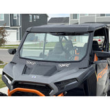 Moto ArmorPolaris RZR XP Full Glass Windshield - MA-RZXP-WS-GLS-BLK-Y