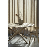 Ethnicraft Mikado Round Dining Table - ETH-50545