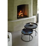 Ethnicraft Round Tray Coffee Table Set - ETH-20726