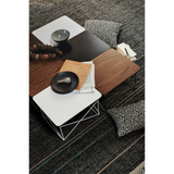 Herman Miller Veneer Eames Wire Base Low Table - HER-LTRT.A247