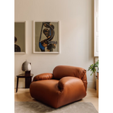 Herman MillerLeather Luva Modular Armchair  - HER-GLR101TNFR1NX15