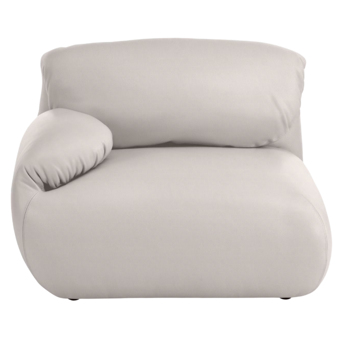 Herman Miller Leather Luva Modular Single Seat One Arm - HER-GLR101RNFR1NX04