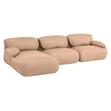 Leather Luva Modular Three Seater Sectional - HER-GLR550RNLNFR1NX19