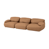 Leather Luva Modular Three Seater Sofa - HER-GLR500LNRNFR1NX13