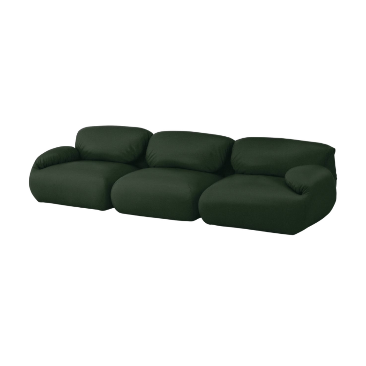 Leather Luva Modular Three Seater Sofa - HER-GLR500LNRNFR1NX13
