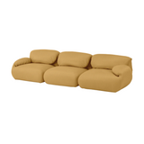 Leather Luva Modular Three Seater Sofa - HER-GLR500LNRNFR1NX13