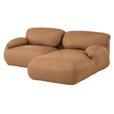 Leather Luva Modular Two Seater Sectional  - HER-GLR450RLNFR1NX04