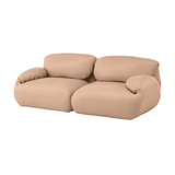 Herman Miller Leather Luva Modular Two Seater Sofa - HER-100429490
