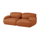 Herman Miller Leather Luva Modular Two Seater Sofa - HER-100429490