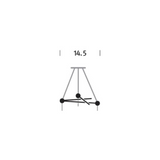 Herman Miller Nelson Triple Bubble Pendant Fixture - HER-B-3-740BNS