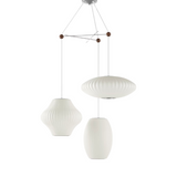 Herman Miller Nelson Triple Bubble Pendant Fixture - HER-B-3-740BNS