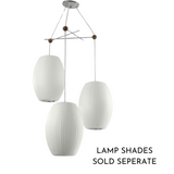 Herman Miller Nelson Triple Bubble Pendant Fixture - HER-B-3-740BNS
